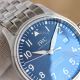 Best copy IWC Pilot Mark XVIII Heritage Blue Dial Stainless Steel Watch 40mm (4)_th.jpg